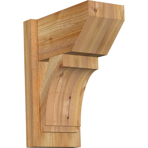 Ekena Millwork Imperial Slat Rough Sawn Outlooker, Western Red Cedar, 8"W x 14"D x 18"H OUT08X14X18IMP06RWR - main